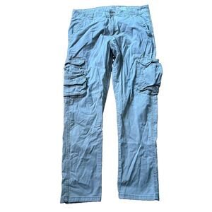 Wrangler Pants 33x30 Beige Outdoor Zip Cargo Work Trousers Regular Taper READ
